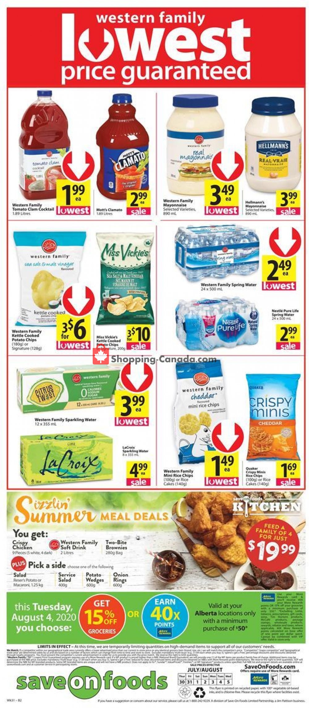 Save On Foods flyer from Thursday July 30, 2020 to Wednesday August 5, 2020 - page 12