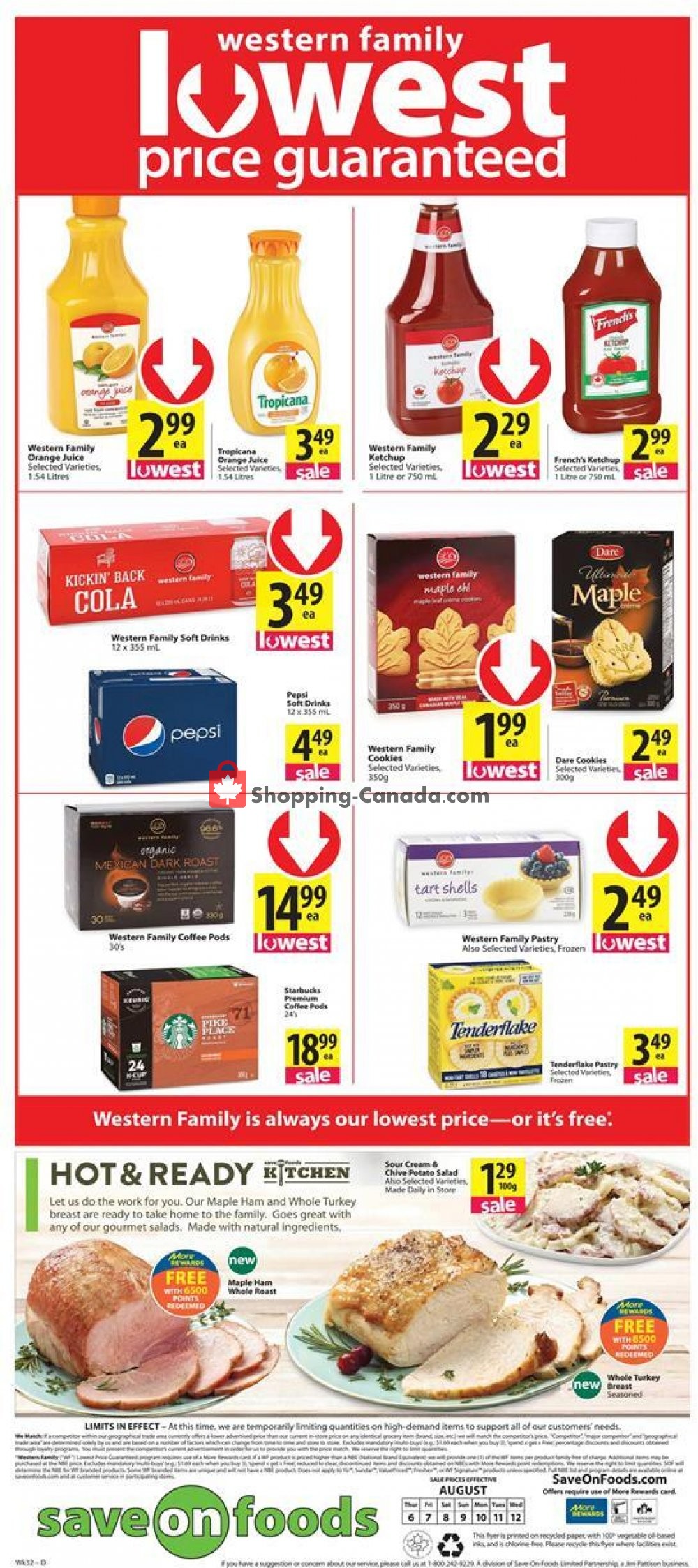 Save On Foods flyer from Thursday August 6, 2020 to Wednesday August 12, 2020 - page 12