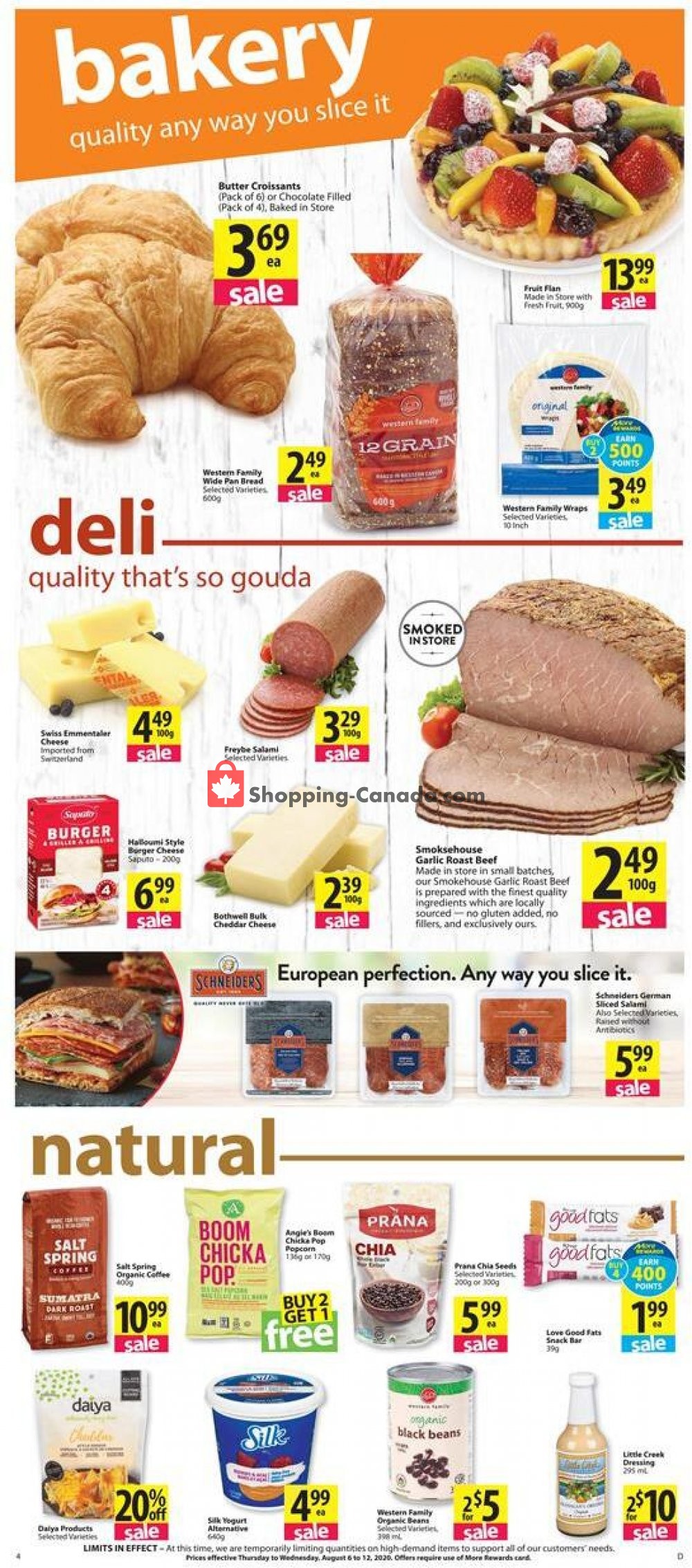 Save On Foods flyer from Thursday August 6, 2020 to Wednesday August 12, 2020 - page 4