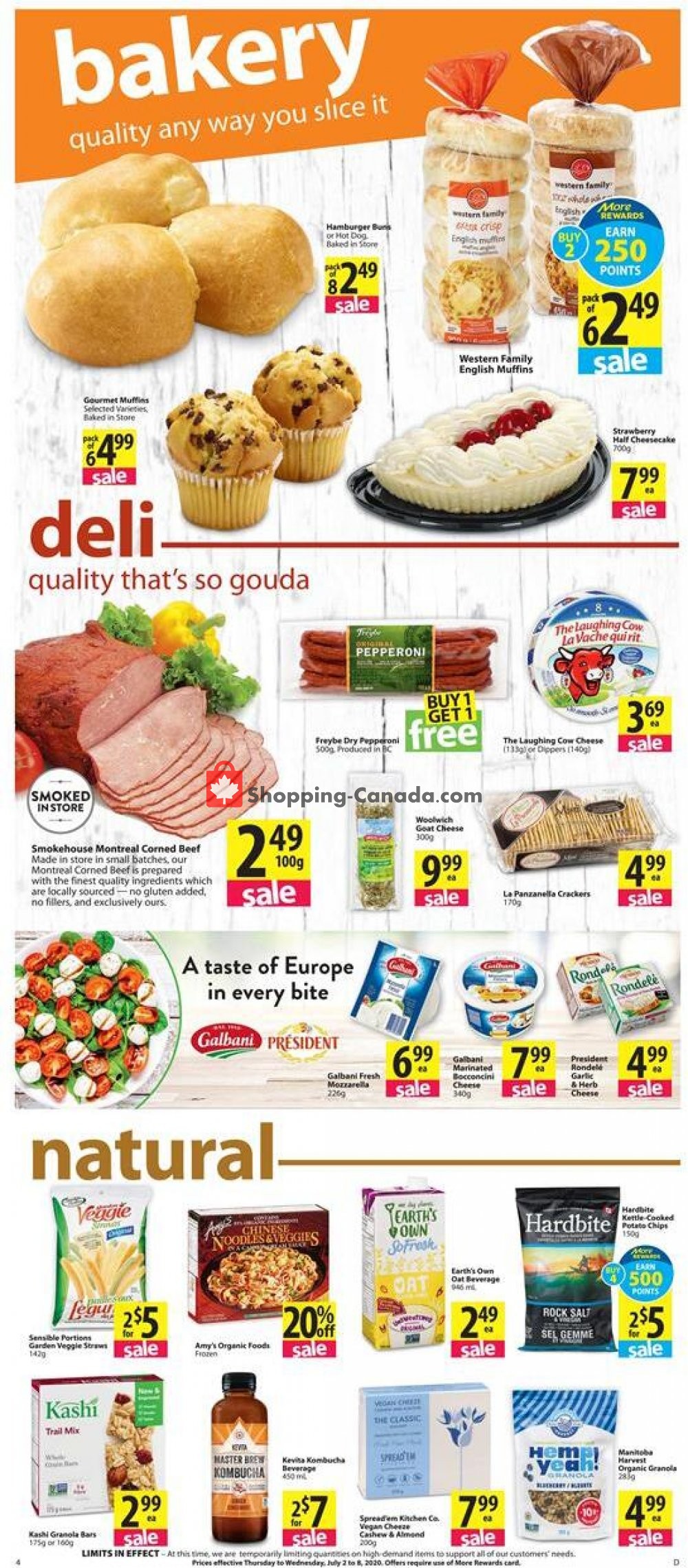 Save On Foods flyer from Thursday July 2, 2020 to Wednesday July 8, 2020 - page 4