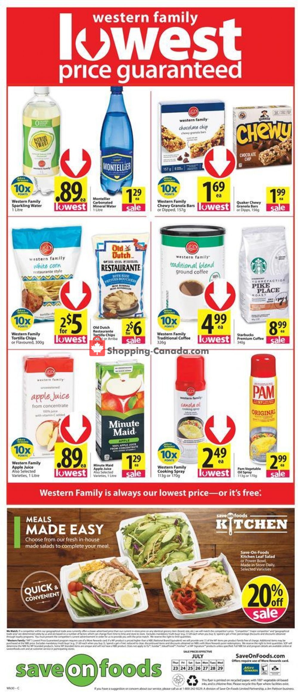 Save On Foods flyer from Thursday July 23, 2020 to Wednesday July 29, 2020 - page 14