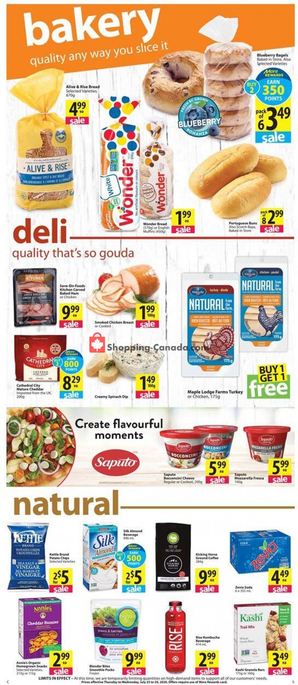 Save On Foods flyer from Thursday July 23, 2020 to Wednesday July 29, 2020 - page 5