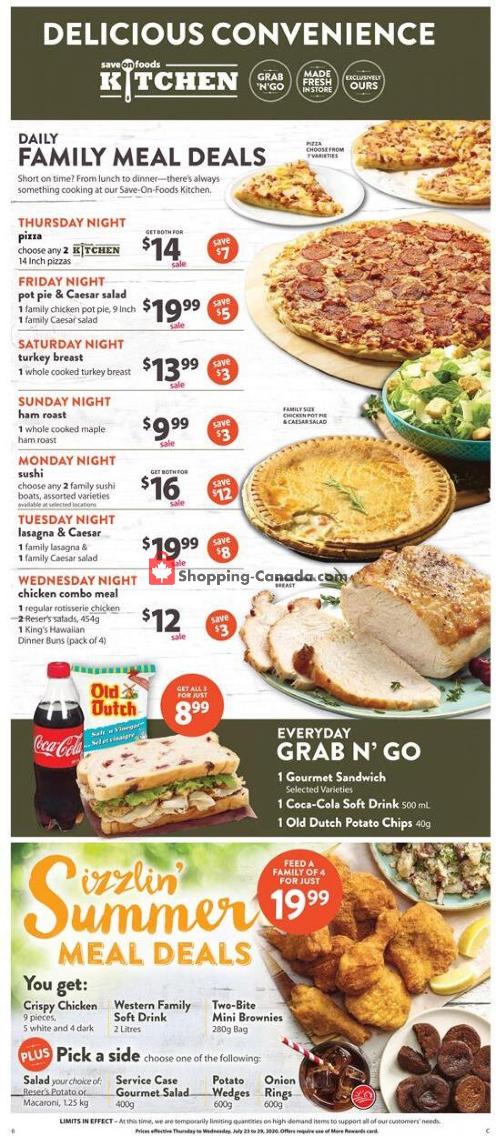 Save On Foods flyer from Thursday July 23, 2020 to Wednesday July 29, 2020 - page 6