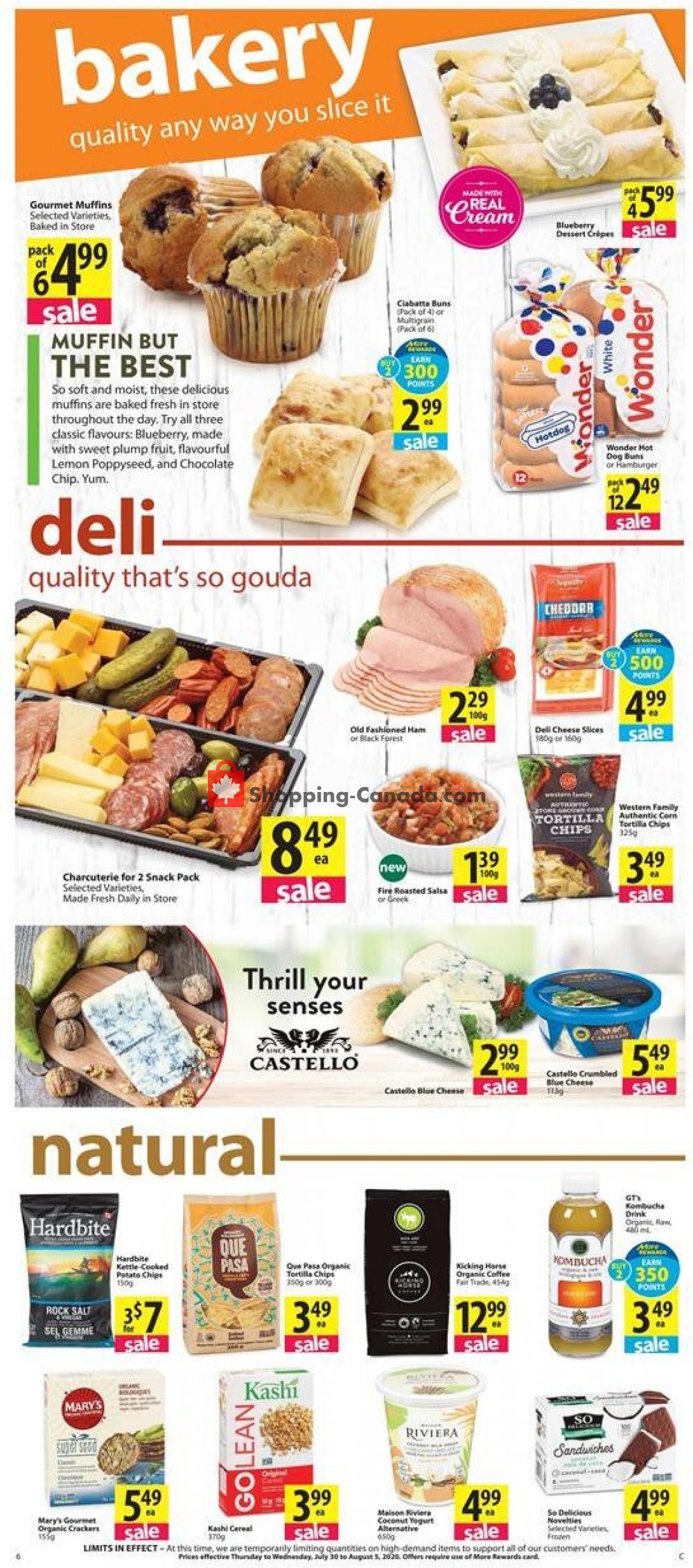 Save On Foods flyer from Thursday July 30, 2020 to Wednesday August 5, 2020 - page 6