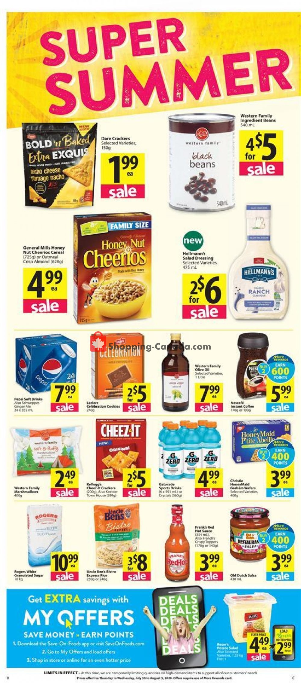 Save On Foods flyer from Thursday July 30, 2020 to Wednesday August 5, 2020 - page 8