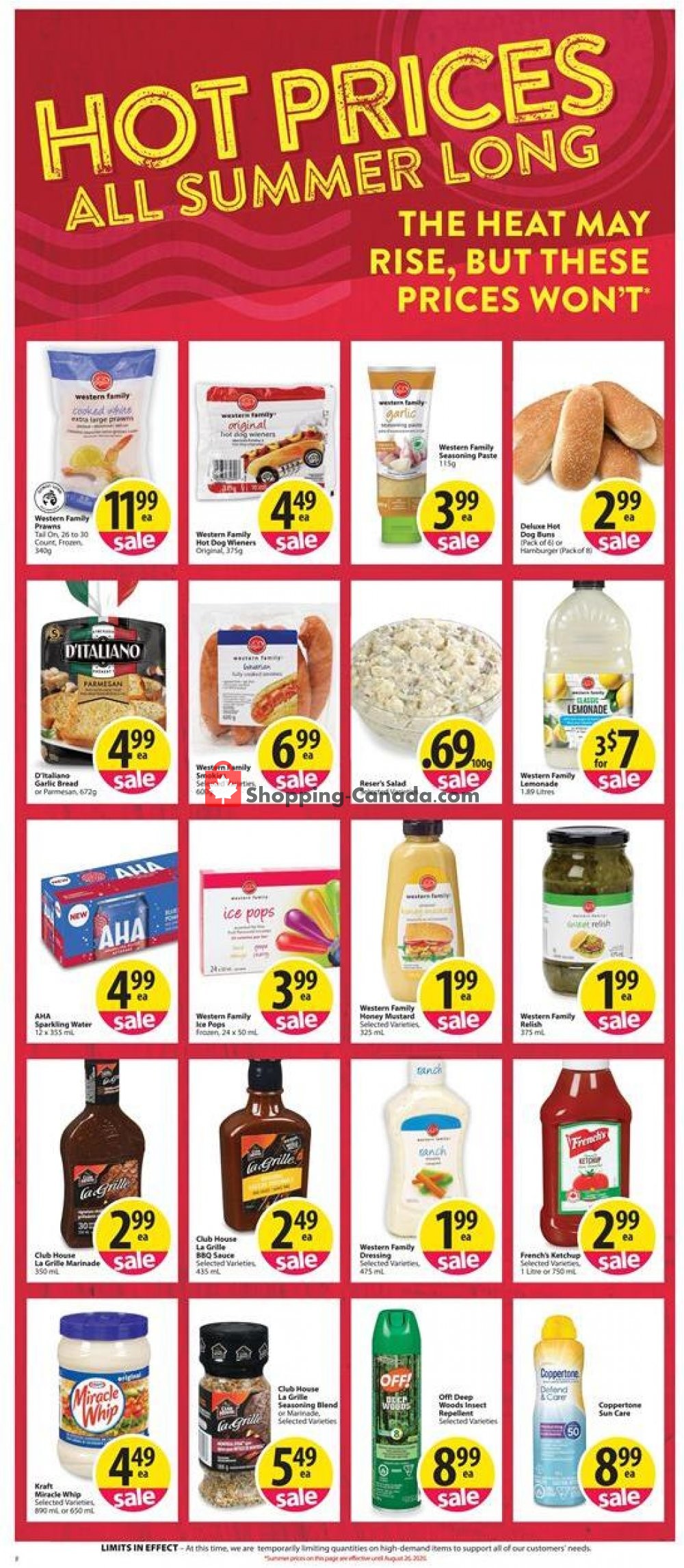 Save On Foods flyer from Thursday August 6, 2020 to Wednesday August 12, 2020 - page 13