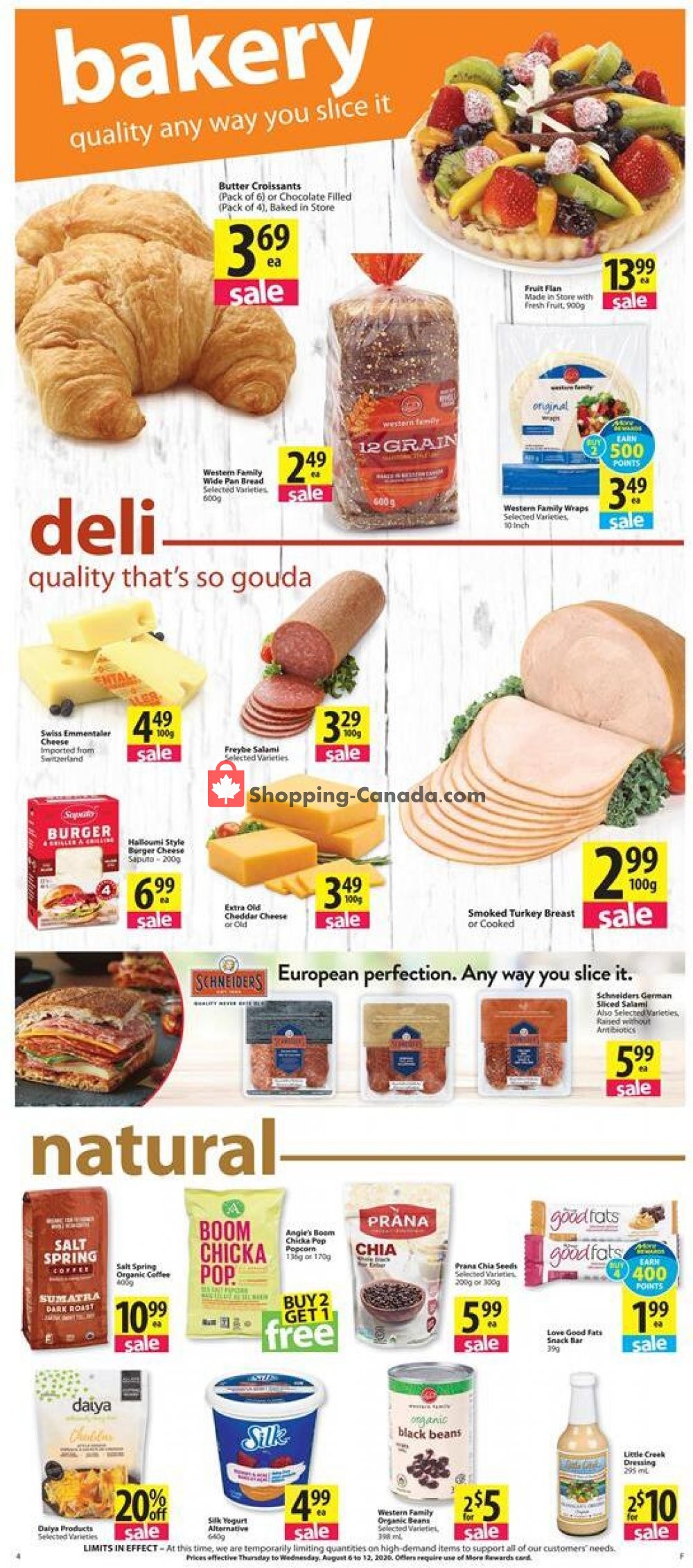 Save On Foods flyer from Thursday August 6, 2020 to Wednesday August 12, 2020 - page 4