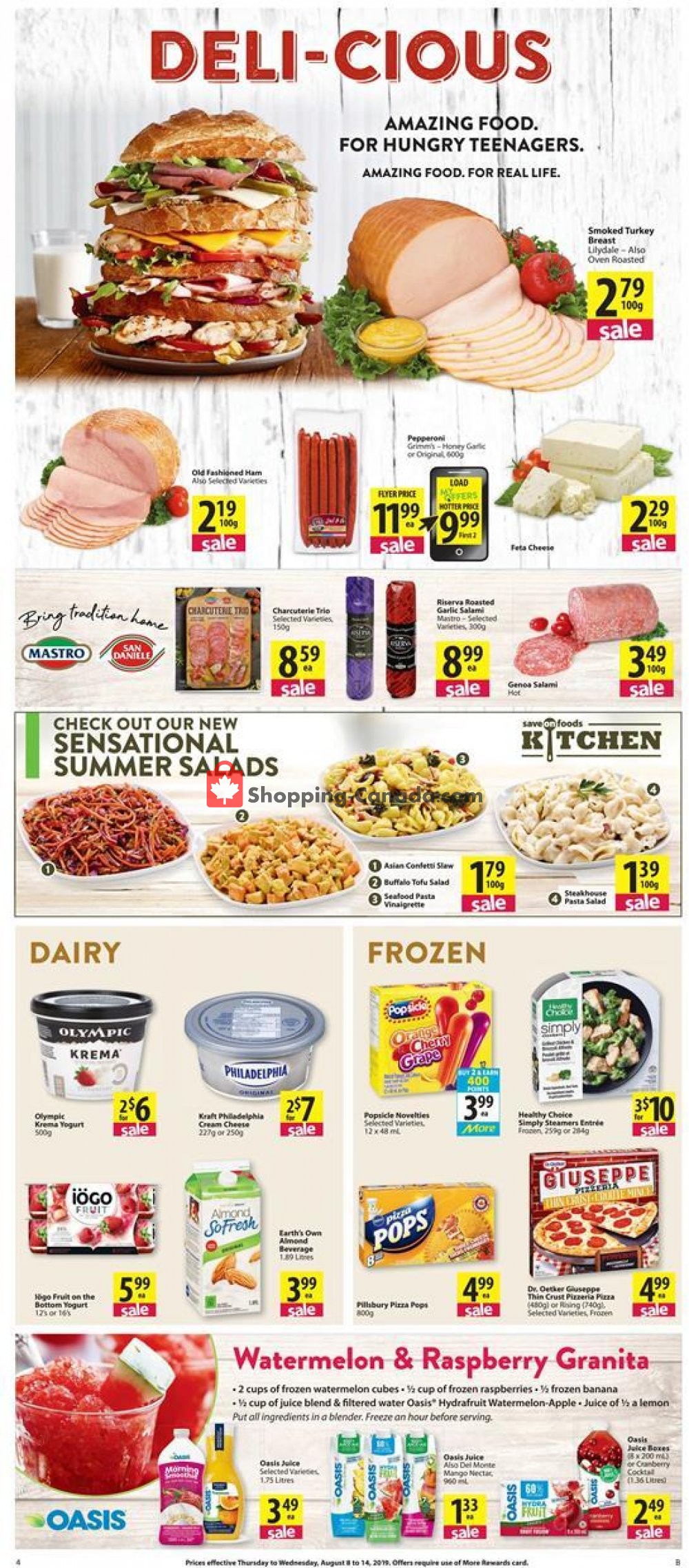 Save On Foods flyer from Thursday August 8, 2019 to Wednesday August 14, 2019 - page 4