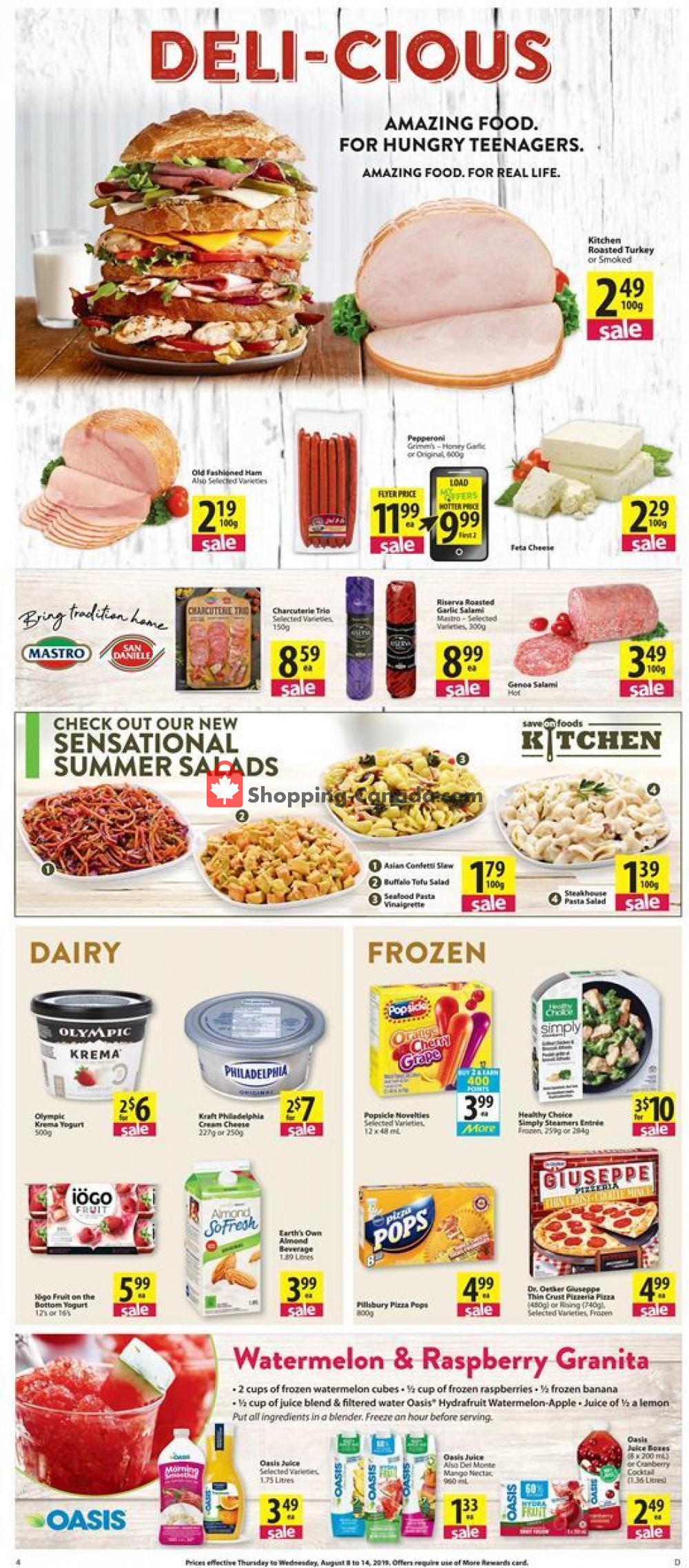 Save On Foods flyer from Thursday August 8, 2019 to Wednesday August 14, 2019 - page 4