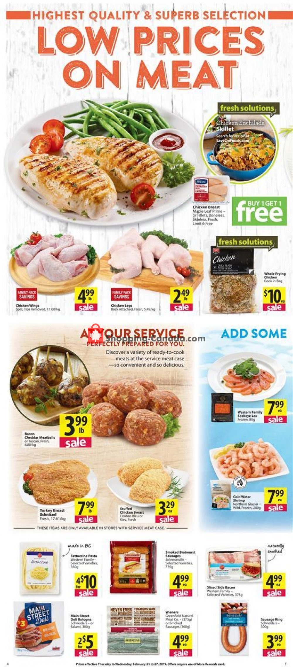 Save On Foods flyer from Thursday February 21, 2019 to Wednesday February 27, 2019 - page 4