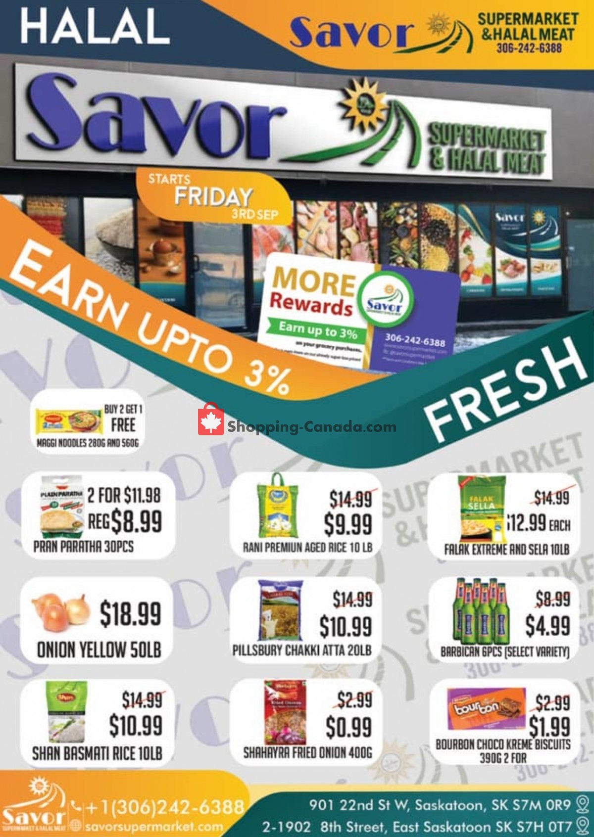 Savor Supermarket flyer from Friday September 3, 2021 to Thursday September 9, 2021 - page 1