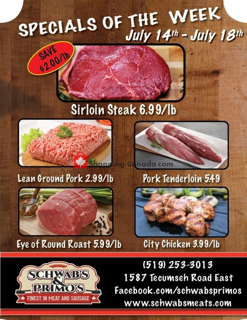 Schwab's & Primo's flyer from Tuesday July 14, 2020 to Saturday July 18, 2020 - page 1