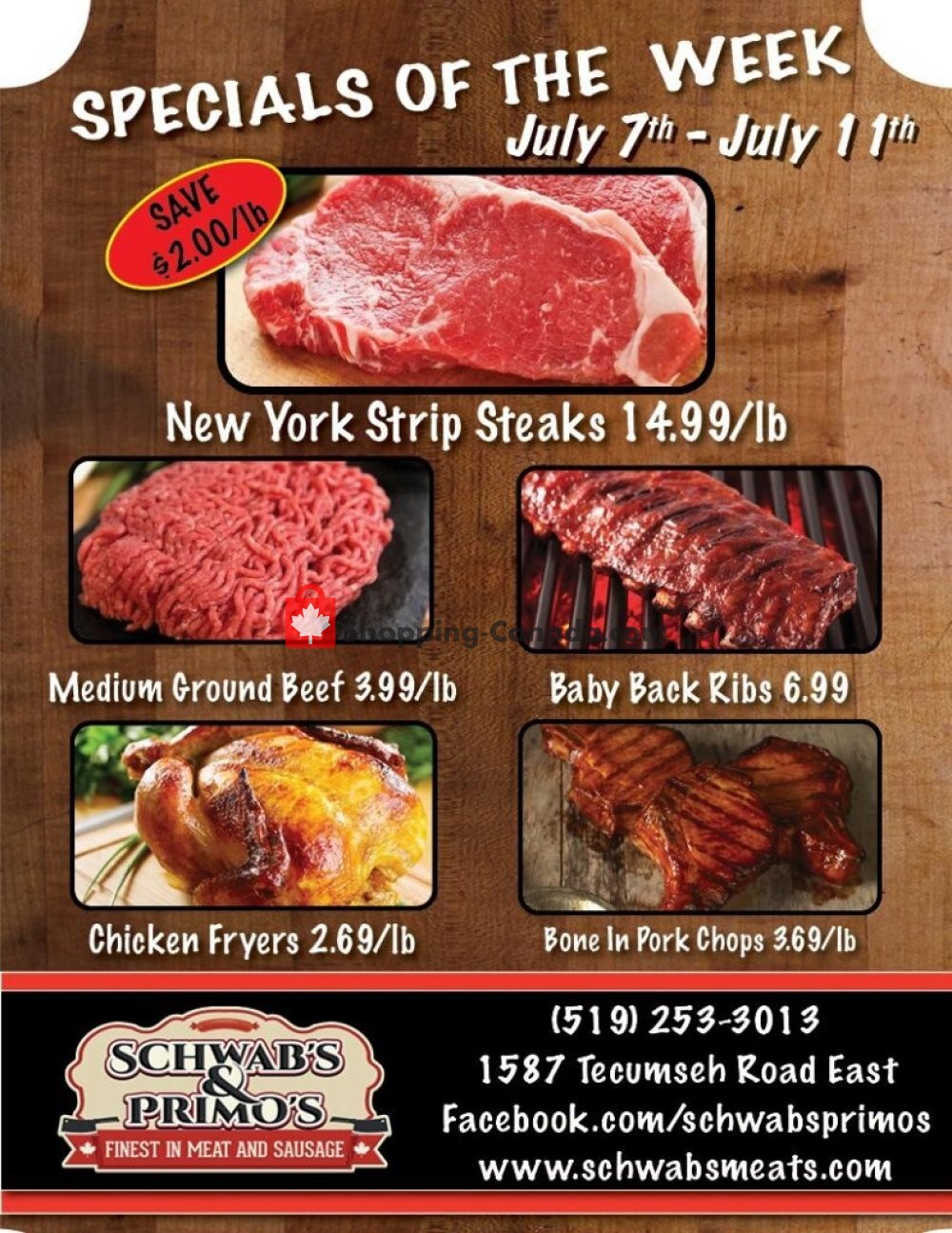 Schwab's & Primo's flyer from Tuesday July 7, 2020 to Saturday July 11, 2020 - page 1