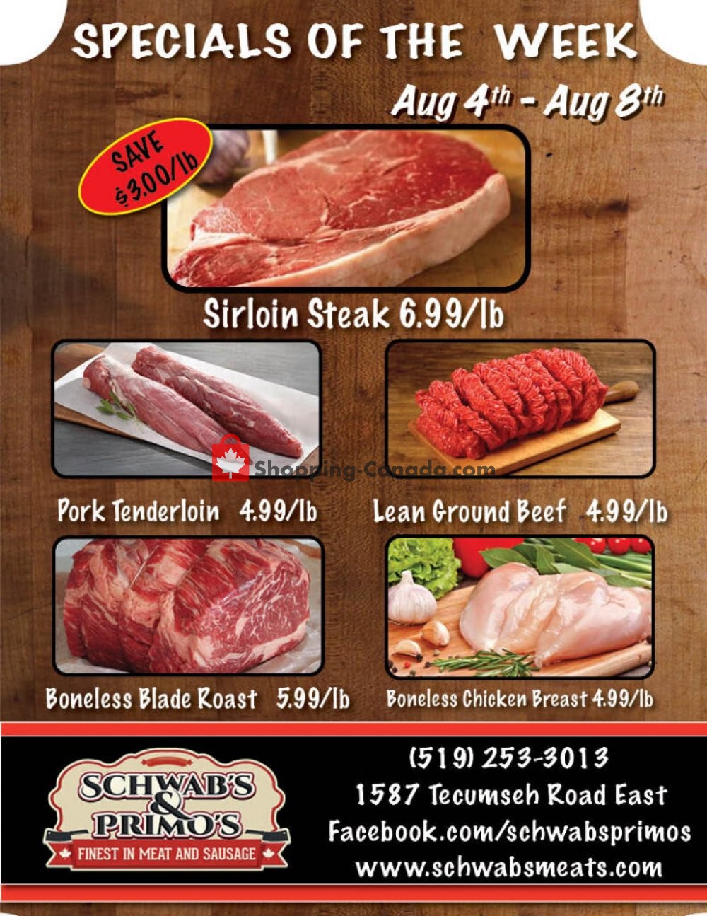 Schwab's & Primo's flyer from Tuesday August 4, 2020 to Saturday August 8, 2020 - page 1