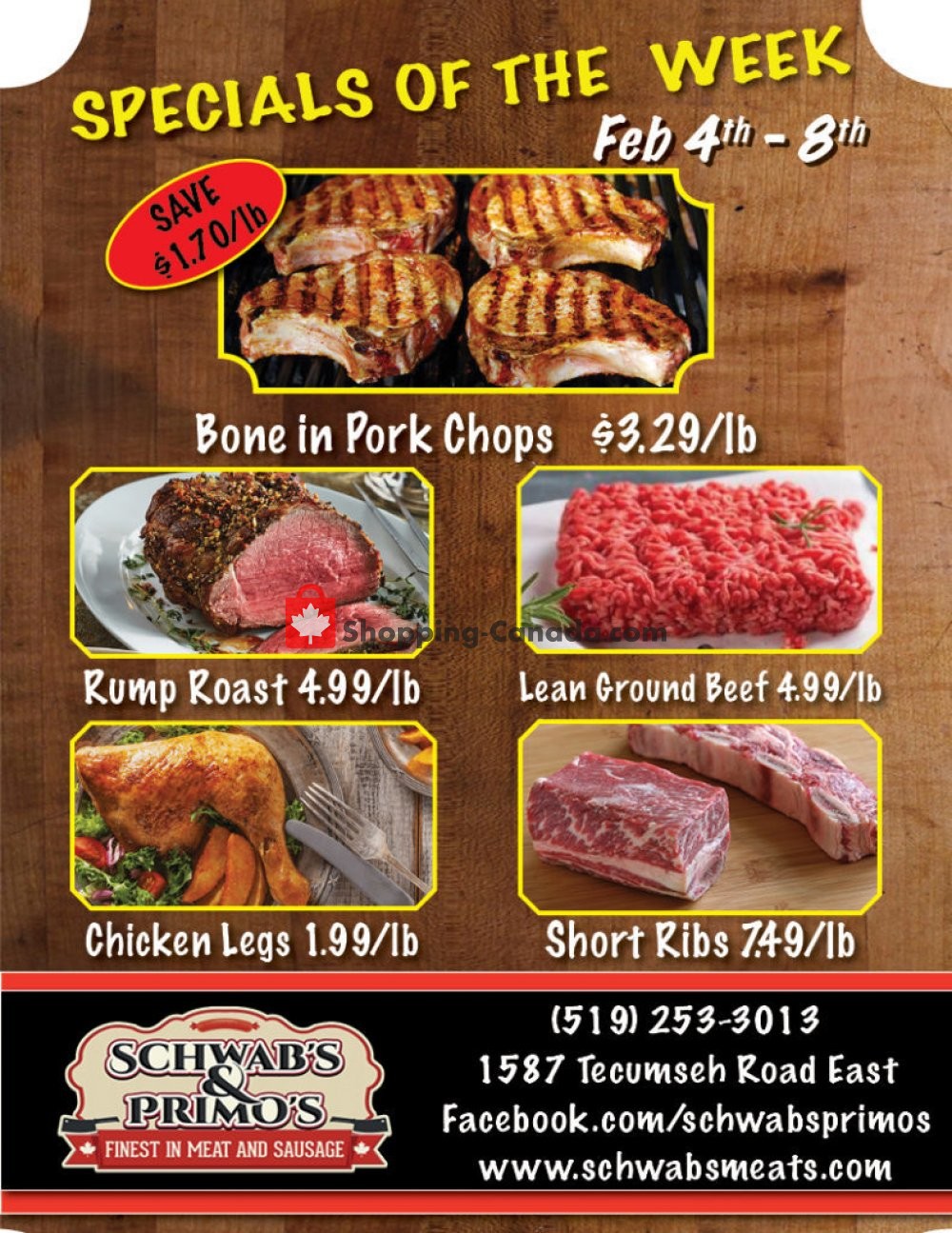 Schwab's & Primo's flyer from Tuesday February 4, 2020 to Saturday February 8, 2020 - page 1