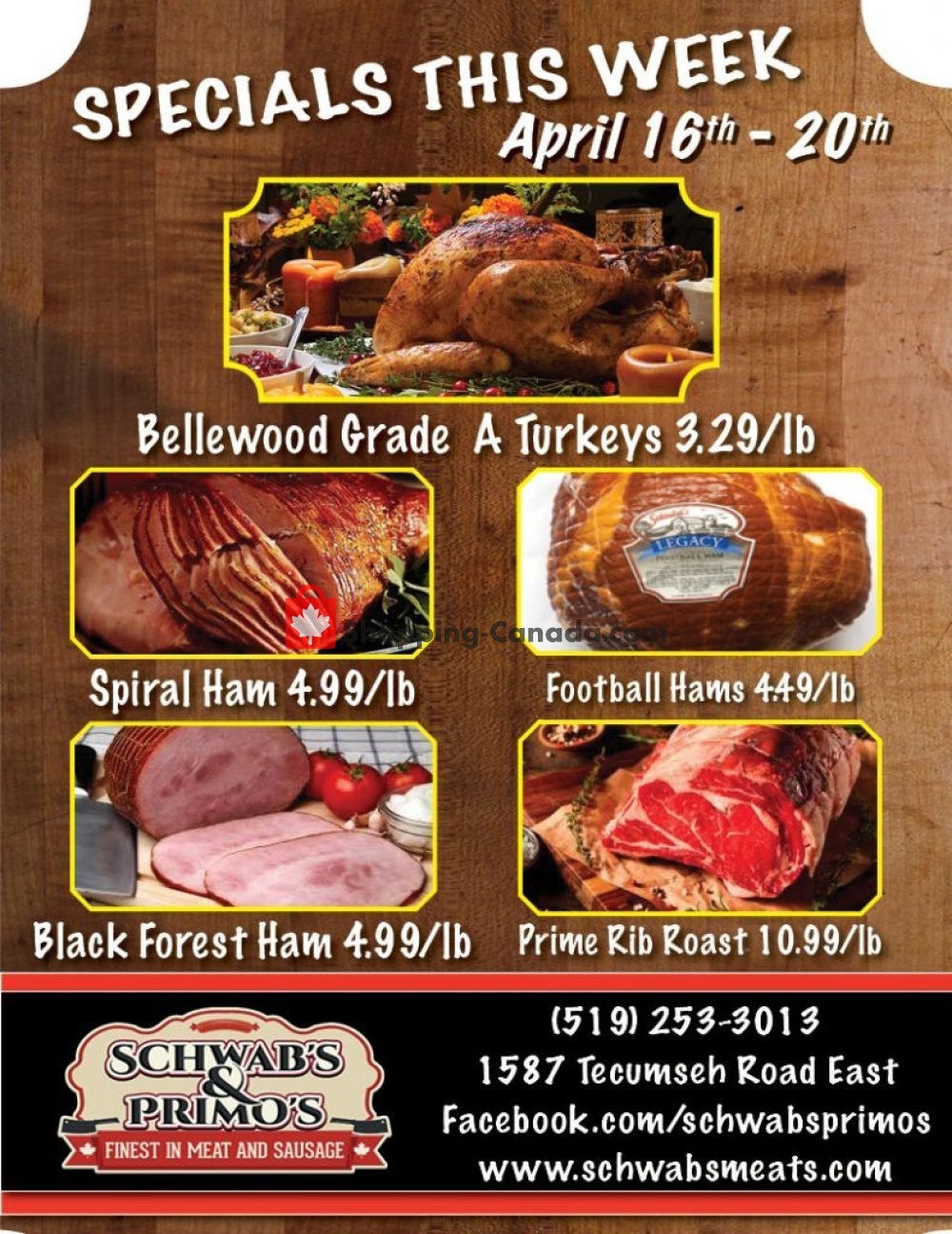 Schwab's & Primo's flyer from Tuesday April 16, 2019 to Saturday April 20, 2019 - page 1