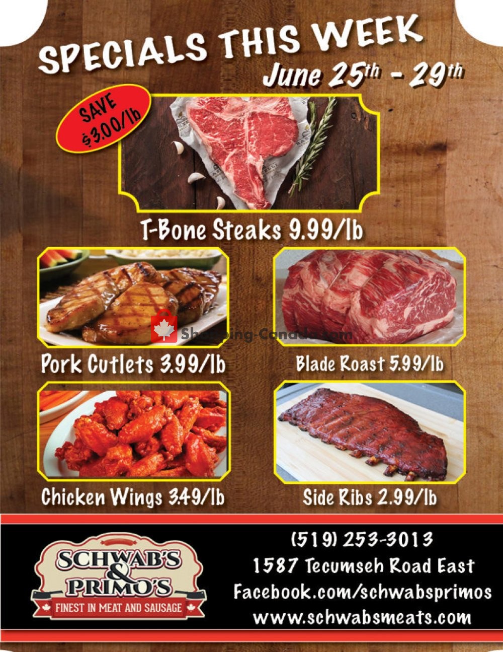 Schwab's & Primo's flyer from Tuesday June 25, 2019 to Saturday June 29, 2019 - page 1