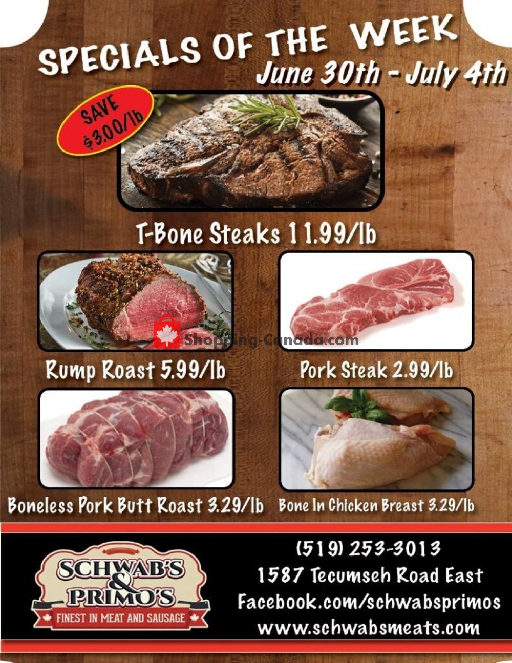 Schwab's & Primo's flyer from Tuesday June 30, 2020 to Saturday July 4, 2020 - page 1