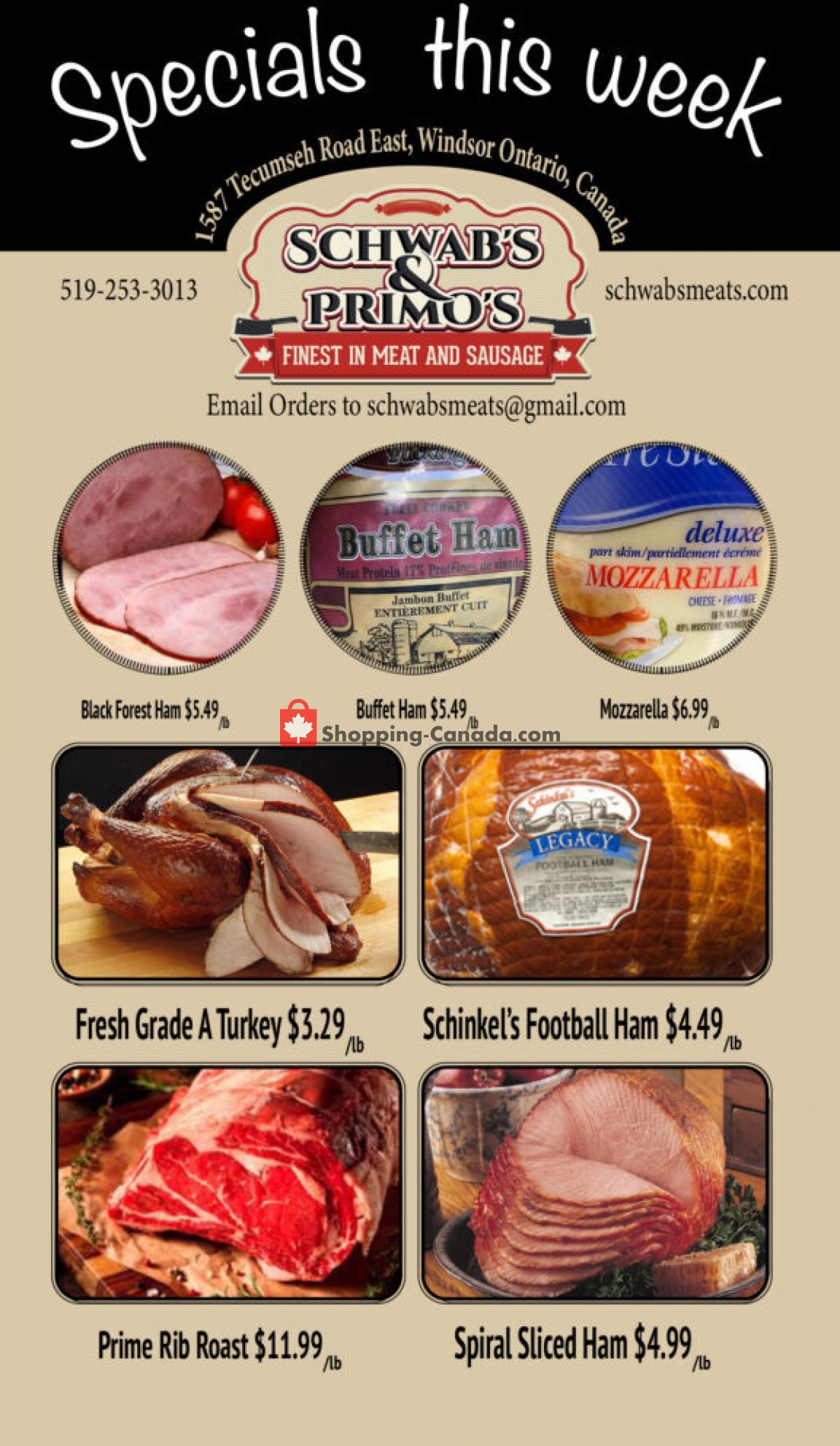 Schwab's & Primo's flyer from Tuesday March 30, 2021 to Friday April 2, 2021 - page 1