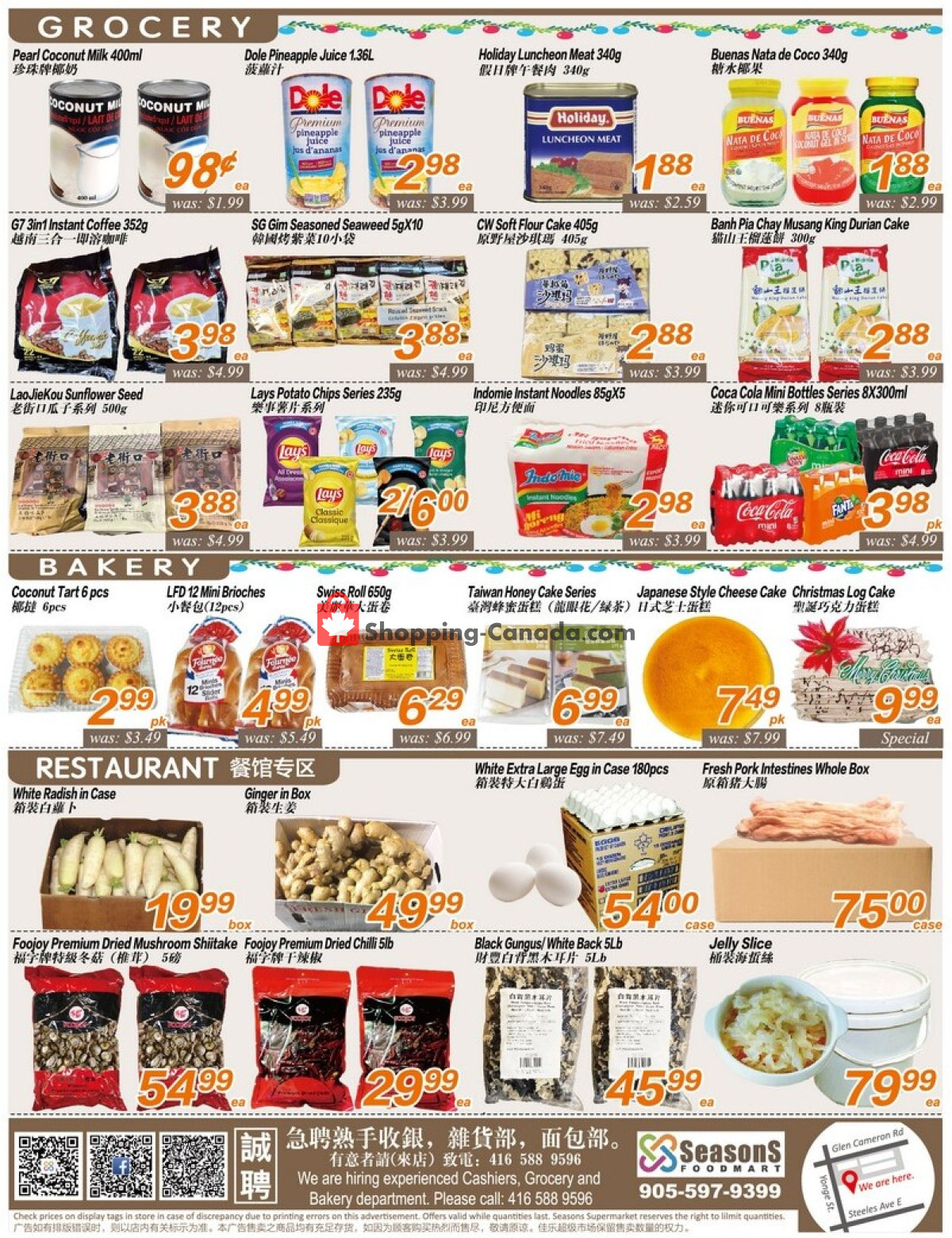 Seasons Food Mart flyer from Friday December 22, 2023 to Thursday December 28, 2023 - page 4