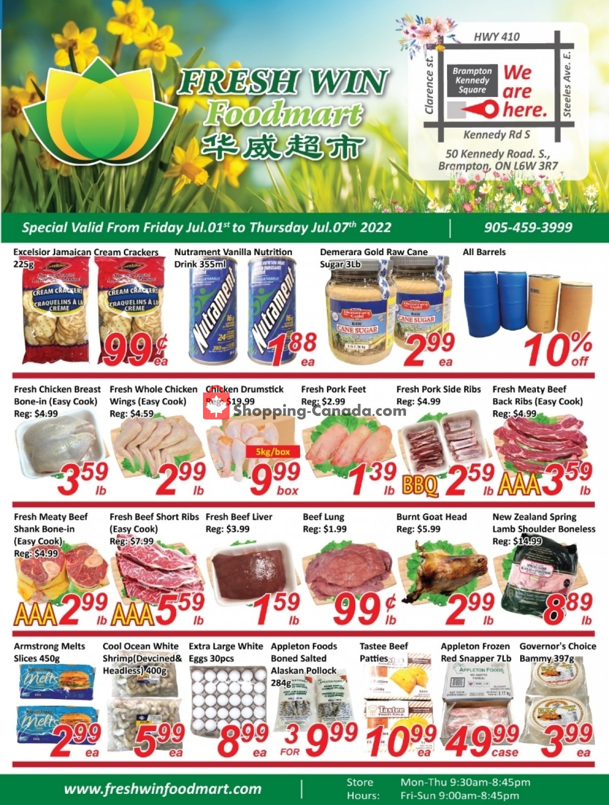 Seasons Food Mart flyer from Friday July 1, 2022 to Thursday July 7, 2022 - page 1