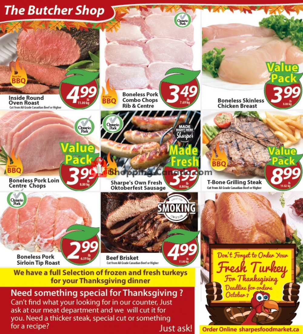 Sharpe's Food Market flyer from Thursday October 3, 2019 to Wednesday October 9, 2019 - page 2