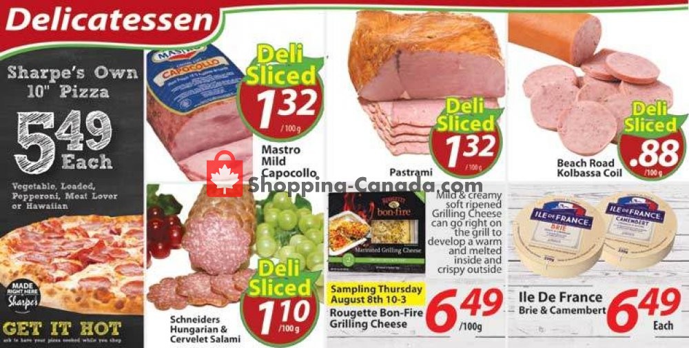 Sharpe's Food Market flyer from Thursday August 8, 2019 to Wednesday August 14, 2019 - page 7