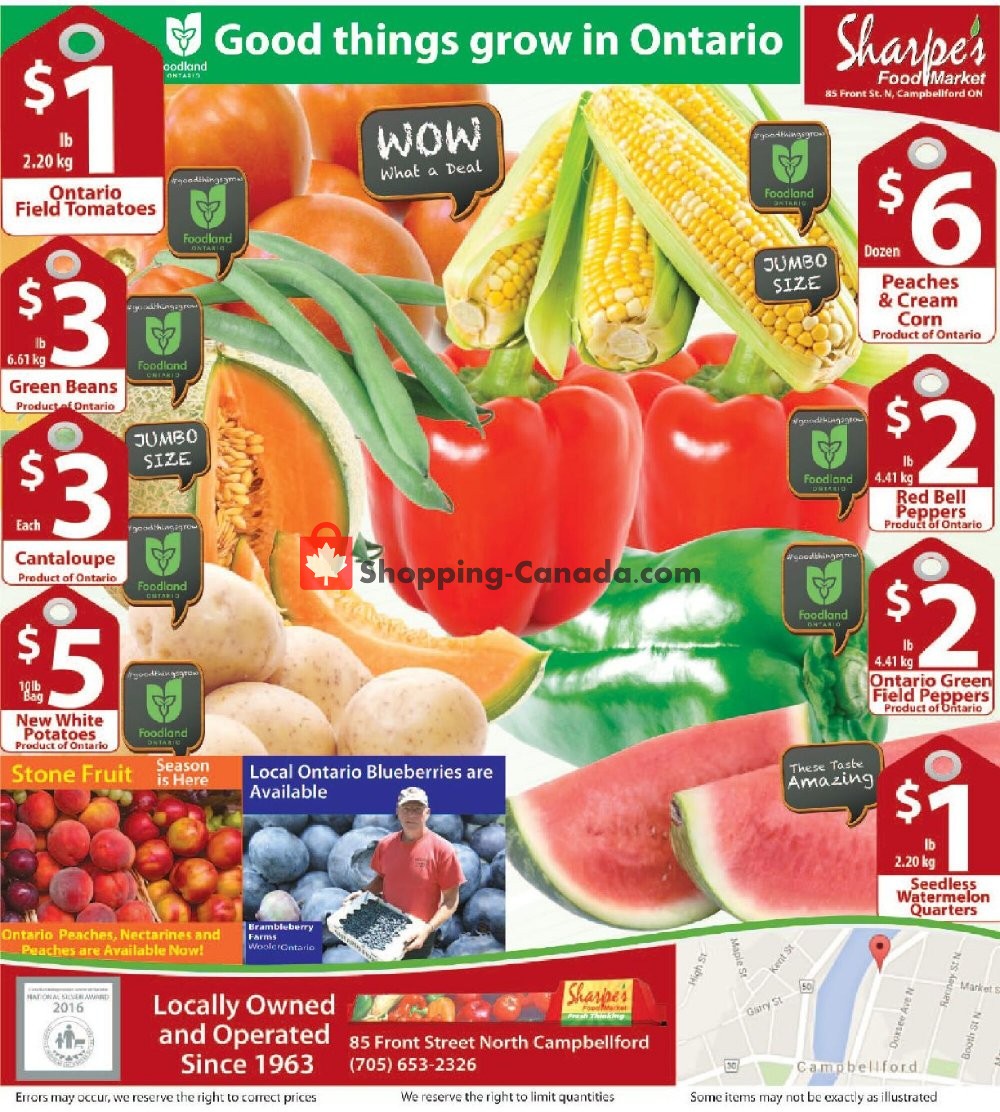 Sharpe's Food Market flyer from Thursday July 30, 2020 to Wednesday August 5, 2020 - page 8
