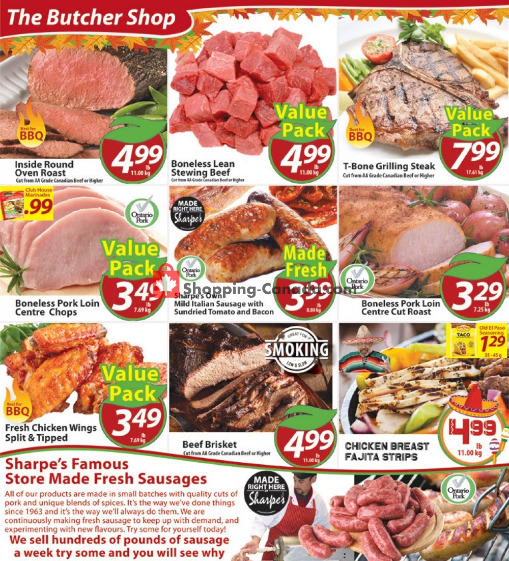 Sharpe's Food Market flyer from Thursday November 7, 2019 to Wednesday November 13, 2019 - page 2
