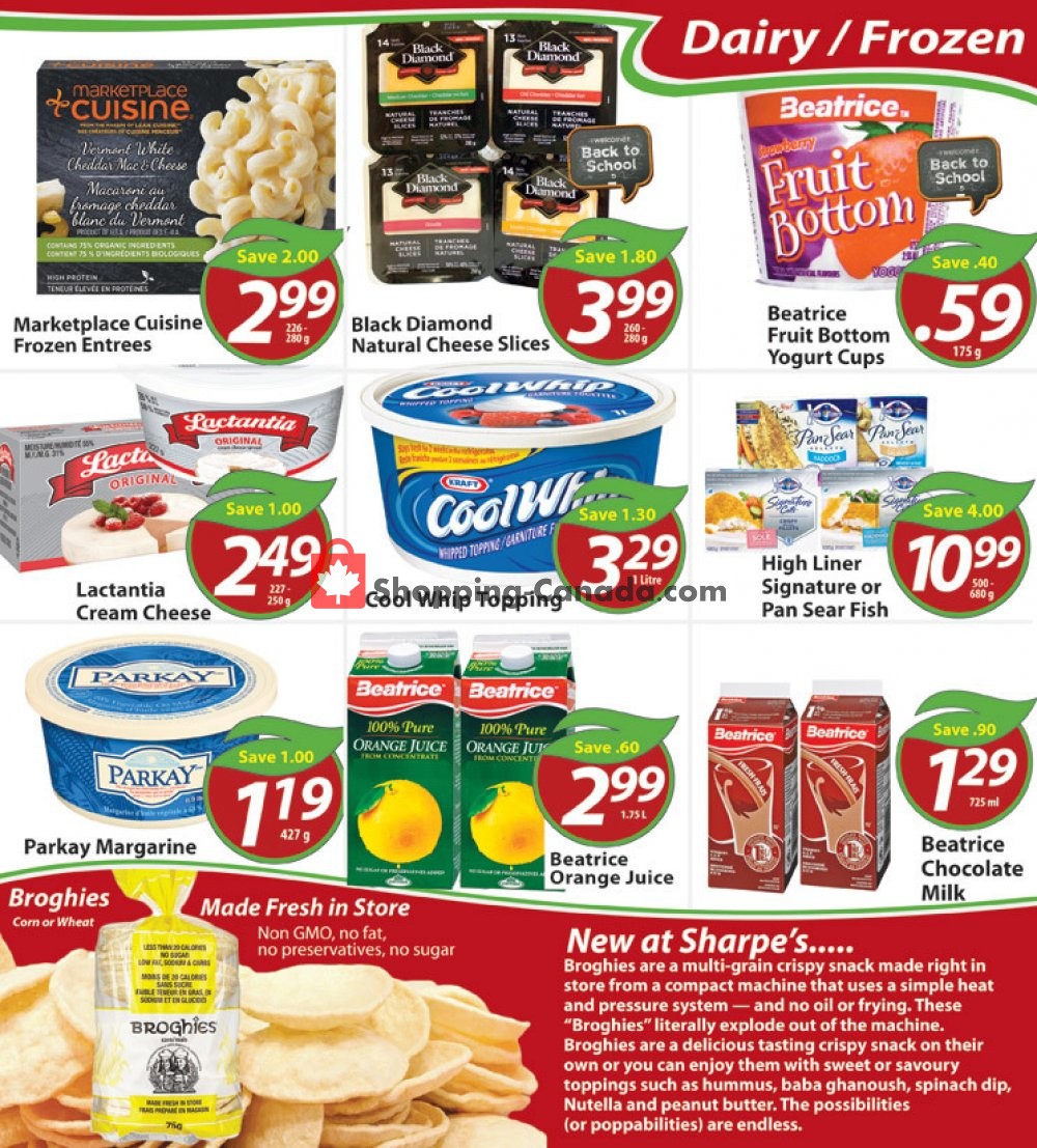 Sharpe's Food Market flyer from Thursday September 5, 2019 to Wednesday September 11, 2019 - page 8