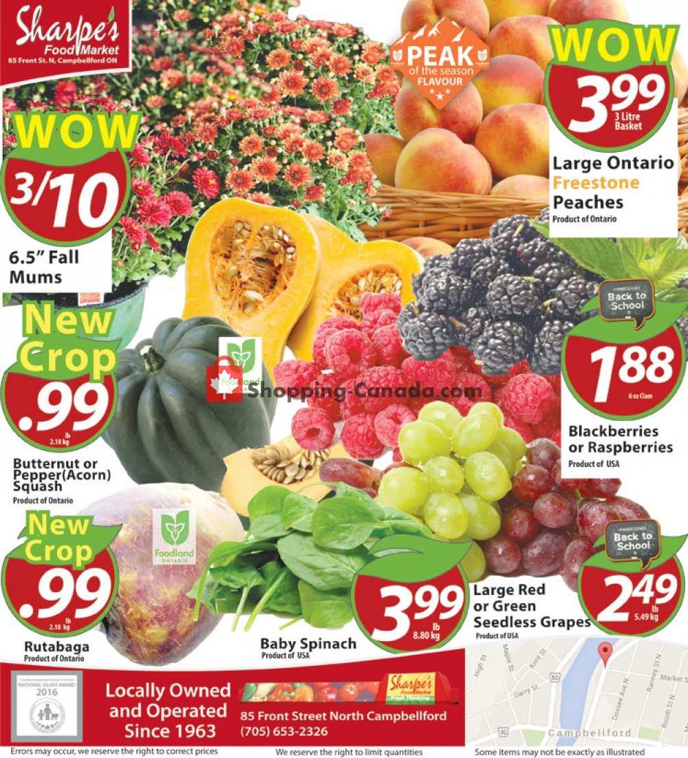 Sharpe's Food Market flyer from Thursday September 5, 2019 to Wednesday September 11, 2019 - page 9