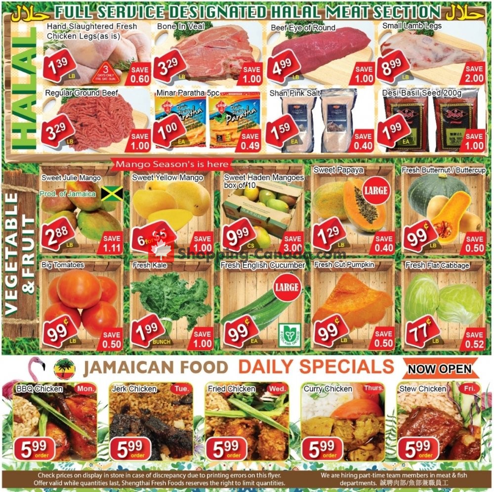 Shengthai Fresh Foods flyer from Friday May 24, 2019 to Thursday June 6, 2019 - page 2
