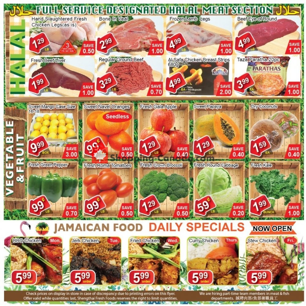 Shengthai Fresh Foods flyer from Friday April 26, 2019 to Thursday May 9, 2019 - page 2