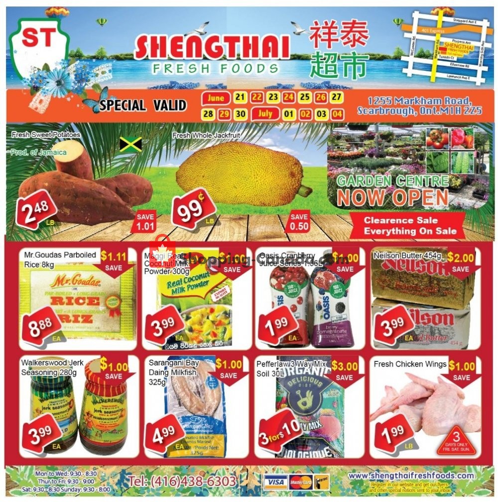 Shengthai Fresh Foods flyer from Friday June 21, 2019 to Thursday July 4, 2019 - page 1