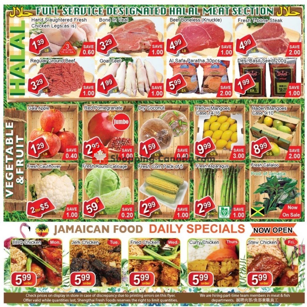 Shengthai Fresh Foods flyer from Friday June 7, 2019 to Thursday June 20, 2019 - page 2