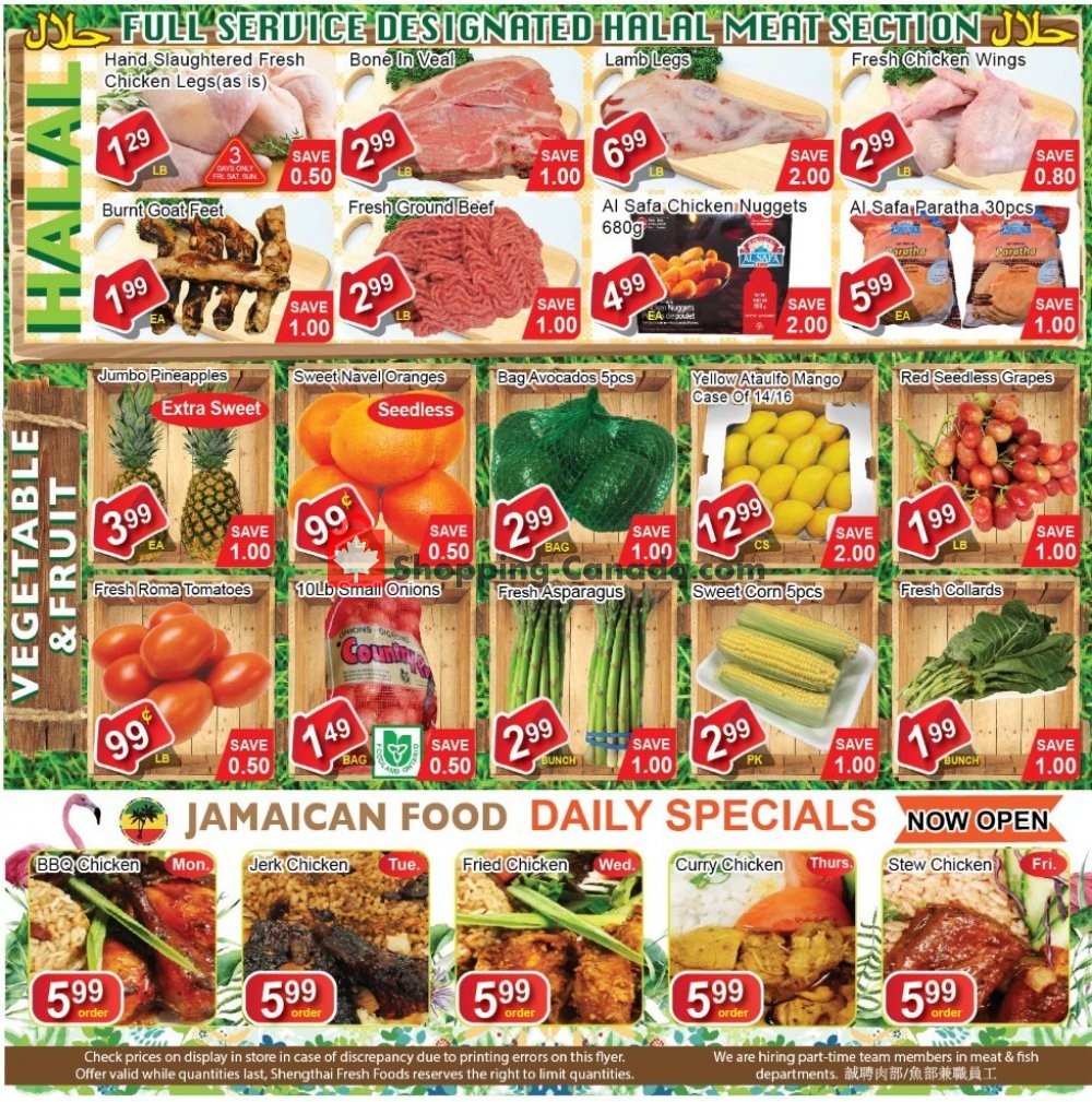 Shengthai Fresh Foods flyer from Friday March 29, 2019 to Thursday April 11, 2019 - page 2