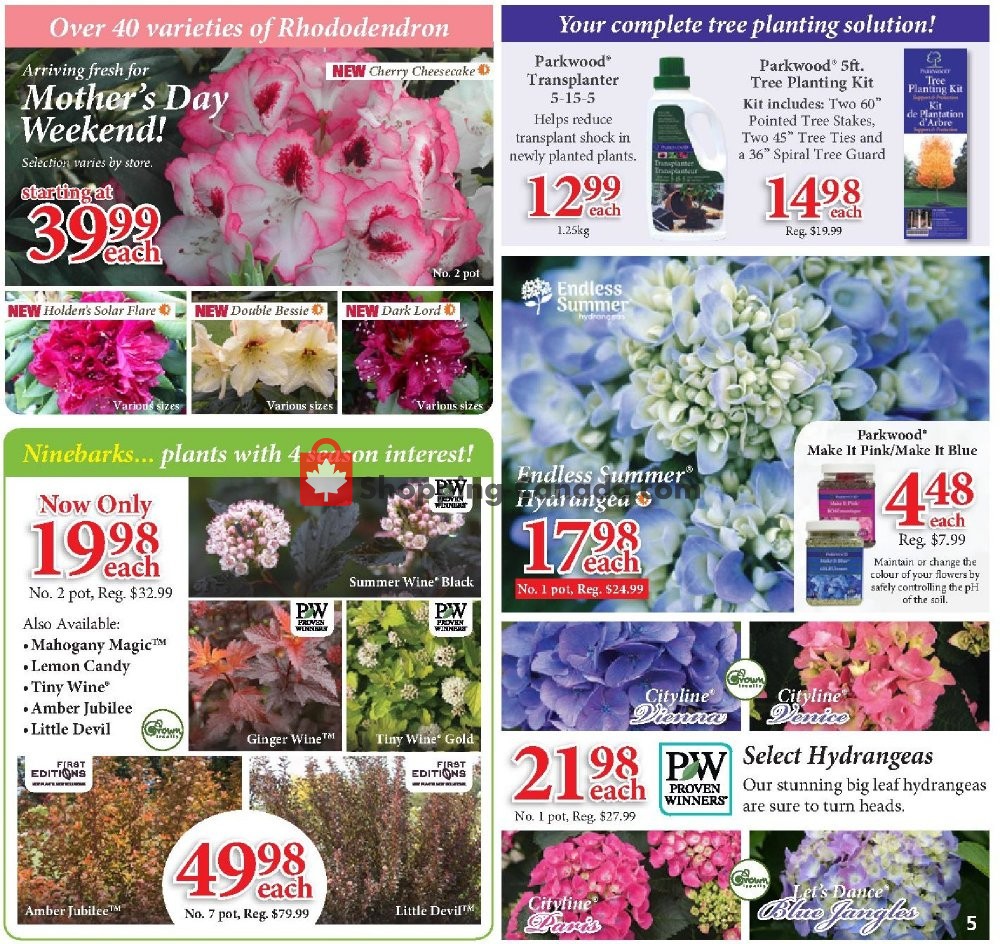 Sheridan Nurseries flyer from Thursday May 2, 2019 to Wednesday May 15, 2019 - page 5