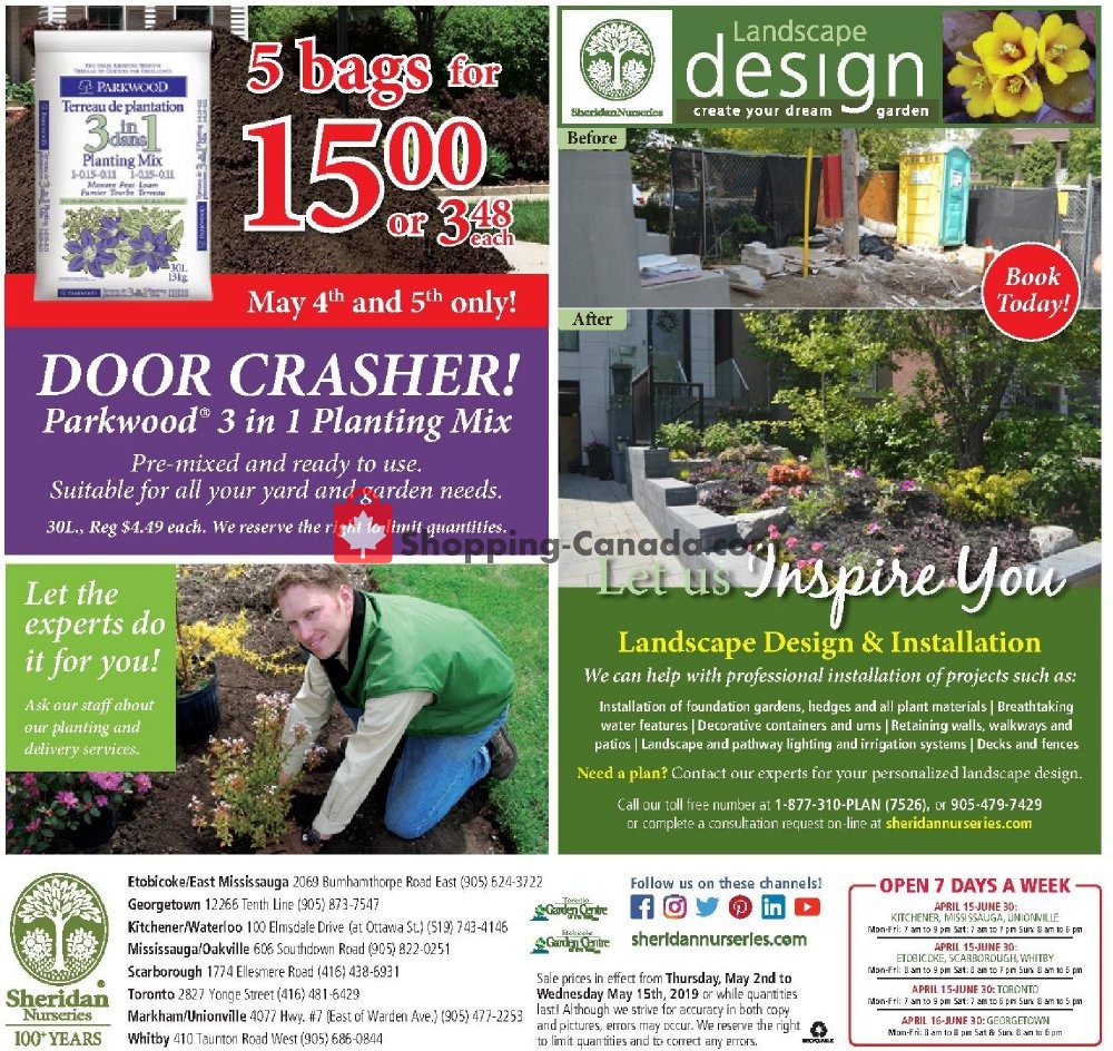 Sheridan Nurseries flyer from Thursday May 2, 2019 to Wednesday May 15, 2019 - page 8