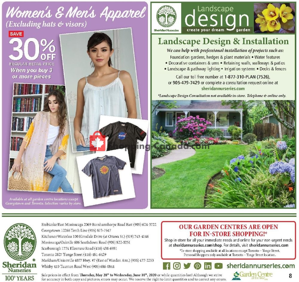 Sheridan Nurseries flyer from Thursday May 28, 2020 to Wednesday June 10, 2020 - page 8