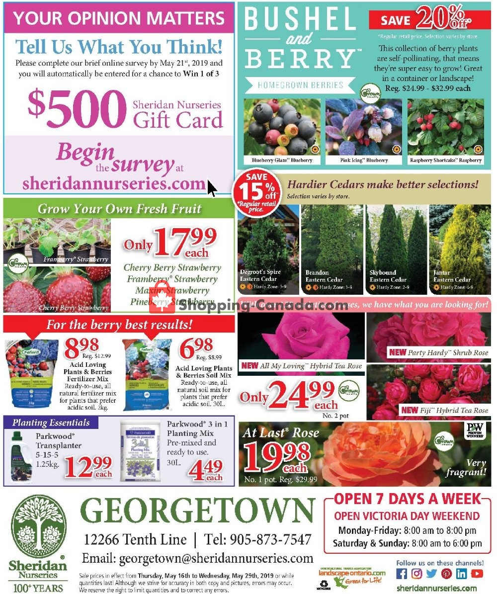 Sheridan Nurseries flyer from Thursday May 16, 2019 to Wednesday May 29, 2019 - page 4