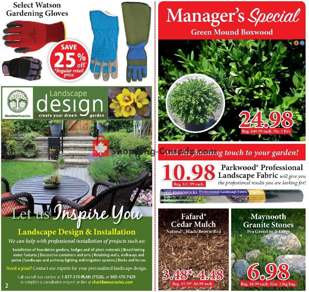 Sheridan Nurseries flyer from Thursday June 27, 2019 to Wednesday July 10, 2019 - page 2