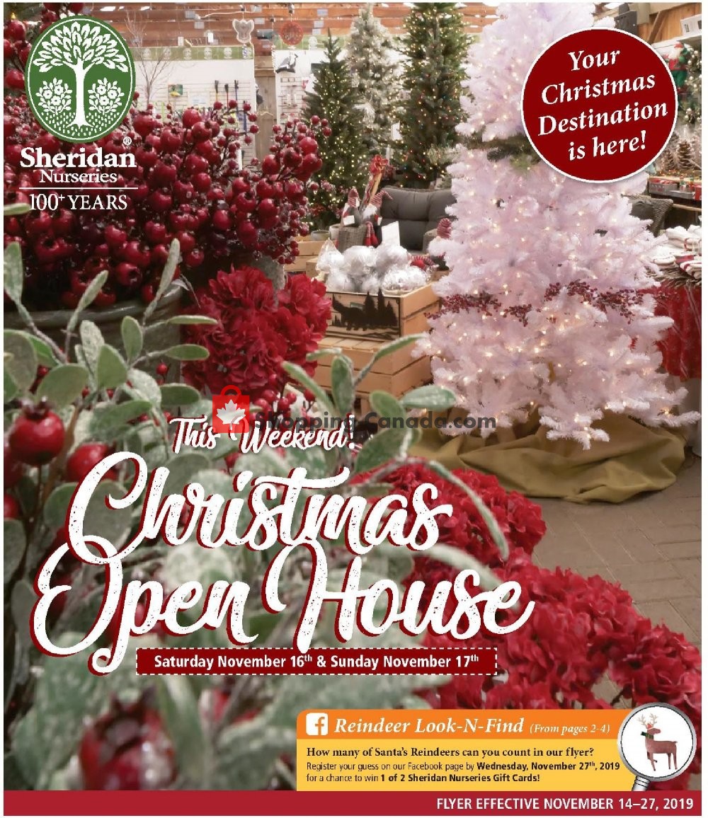 Sheridan Nurseries Canada, flyer (Special Offer) November 14