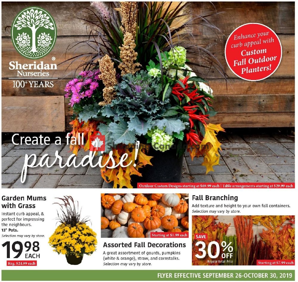 Sheridan Nurseries Canada, flyer (Special Offer