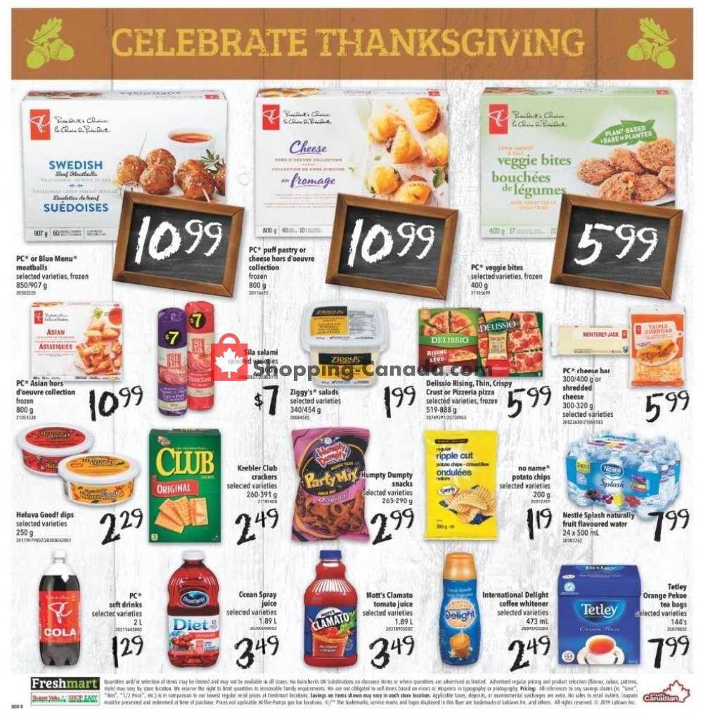 Shop Easy Foods & SuperValu flyer from Friday October 4, 2019 to Thursday October 10, 2019 - page 8