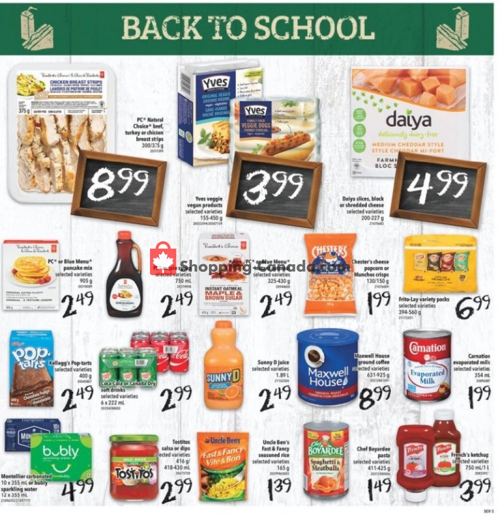 Shop Easy Foods & SuperValu flyer from Friday September 6, 2019 to Thursday September 12, 2019 - page 5