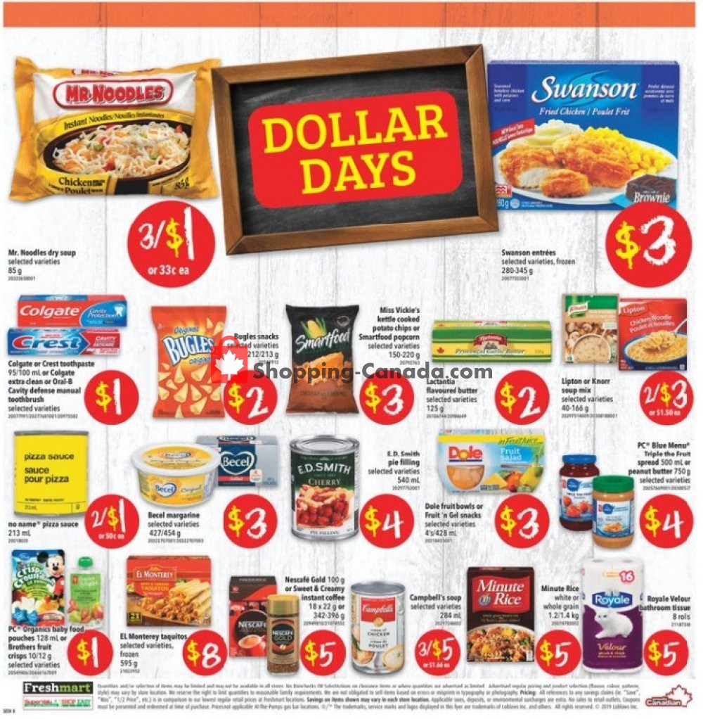 Shop Easy Foods & SuperValu flyer from Friday September 6, 2019 to Thursday September 12, 2019 - page 8