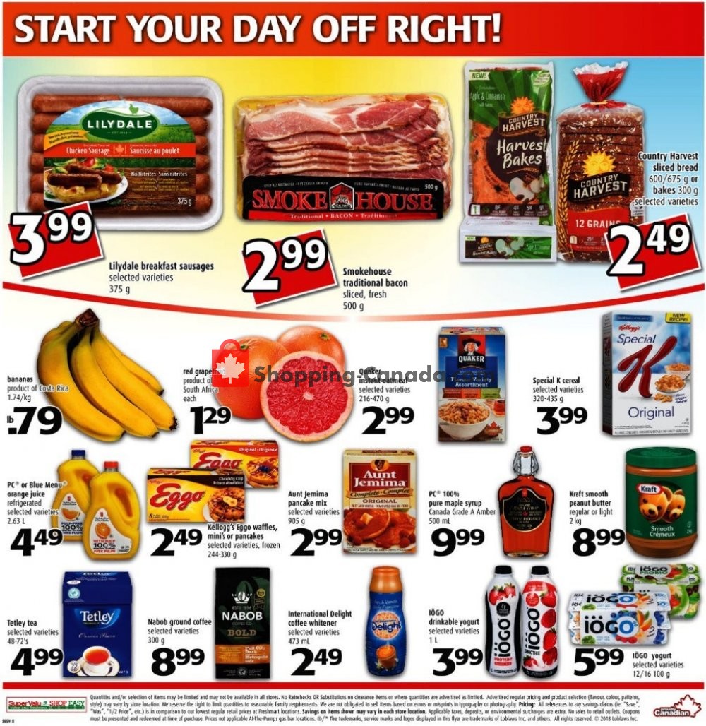 Shop Easy Foods & SuperValu flyer from Friday October 19, 2018 to Thursday October 25, 2018 - page 8
