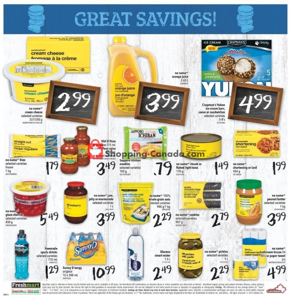 Shop Easy Foods & SuperValu flyer from Friday August 9, 2019 to Thursday August 15, 2019 - page 8