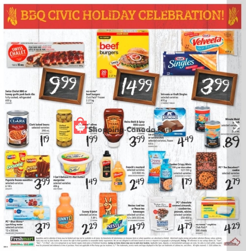 Shop Easy Foods & SuperValu flyer from Friday July 31, 2020 to Thursday August 6, 2020 - page 4