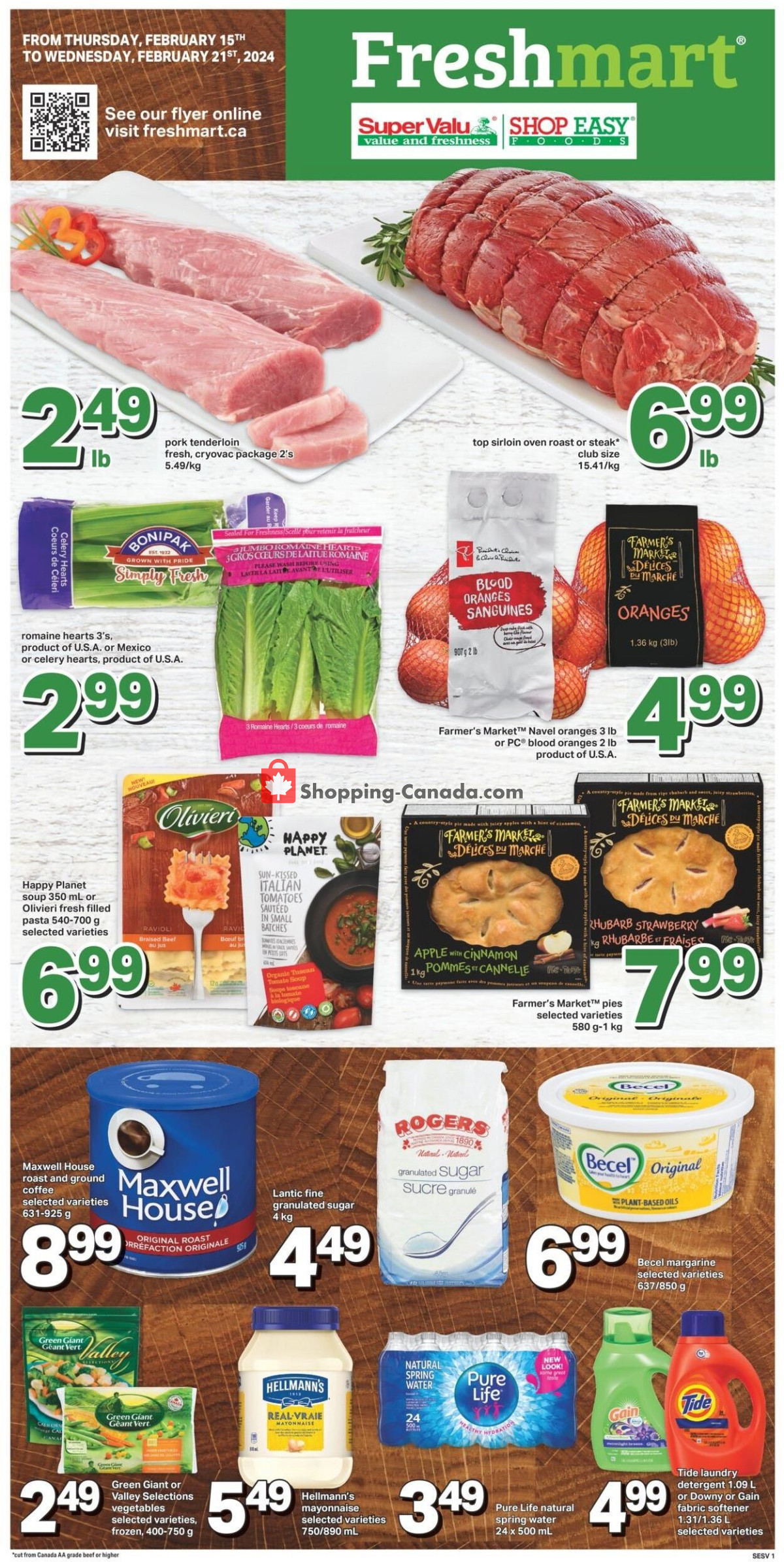 Shop Easy Foods & SuperValu flyer from Thursday February 15, 2024 to Wednesday February 21, 2024 - page 2